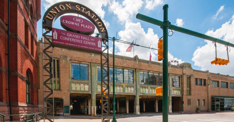 Sign outside of Union Station Grand Hall and Conference Center.
